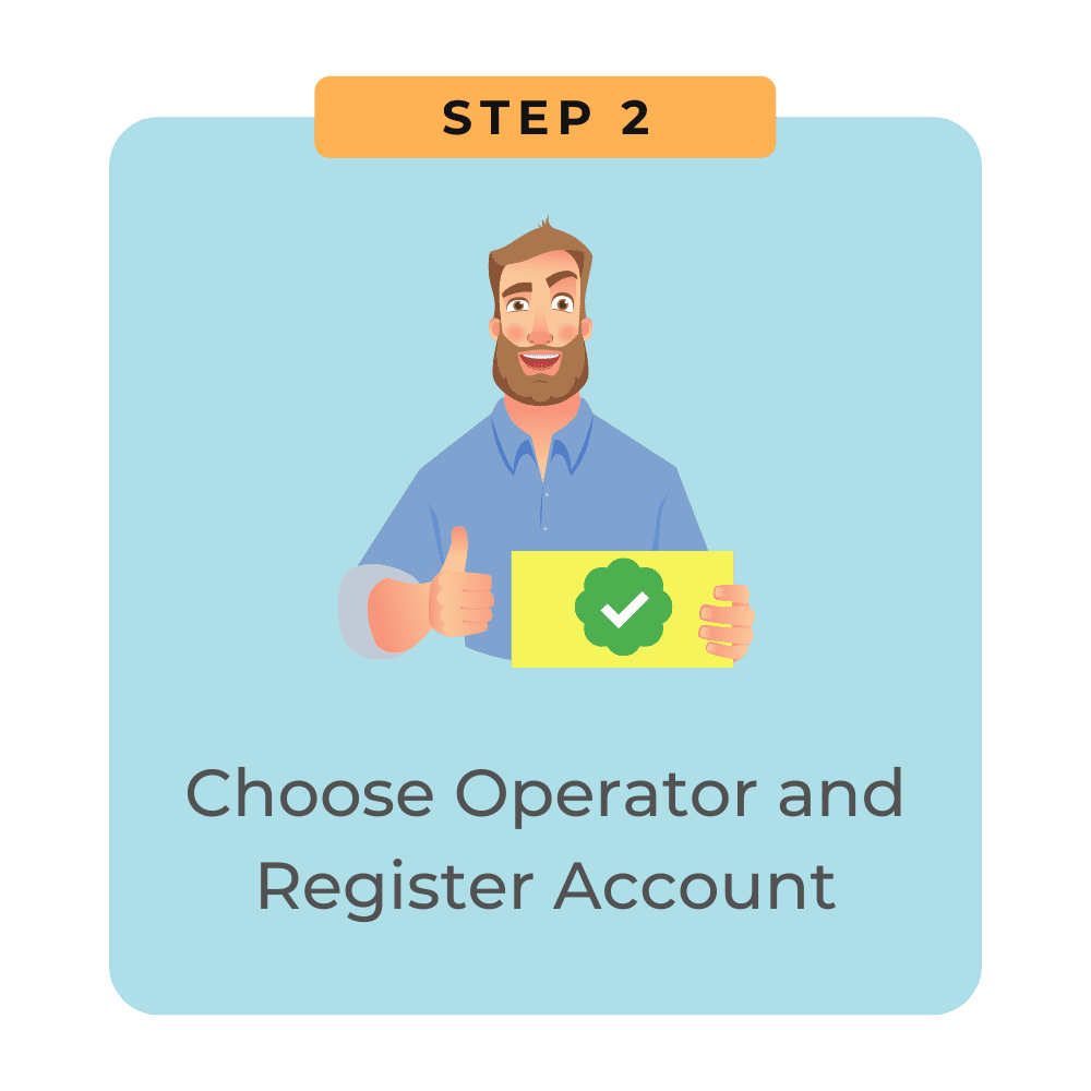 register gambling account