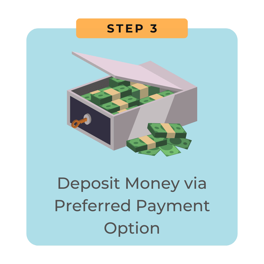 deposit money